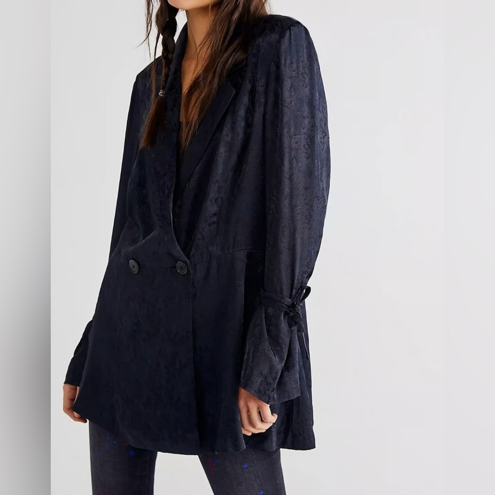 Free People Stella Jacquard Blazer